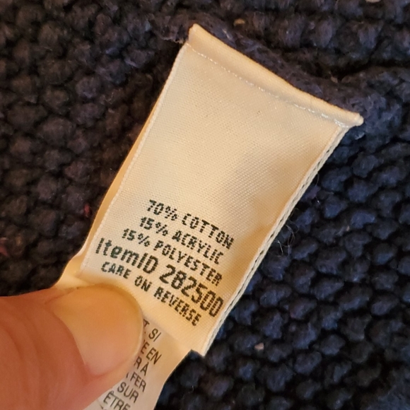 LL Bean open front knit cardigan - Picture 4 of 8